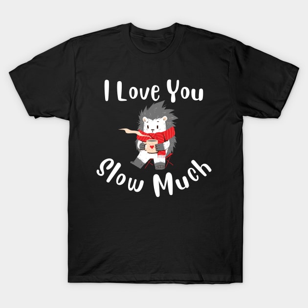 I Love You Slow Much - Cute Sloth Valentine T-Shirt by designshopp